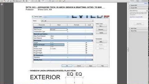 Creating a Window Family - Part 2
