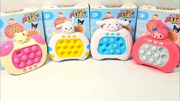 ASMR Playing Pop it Electronic Fast Push Game Fidget Toy | Stage Mode | Level Mode