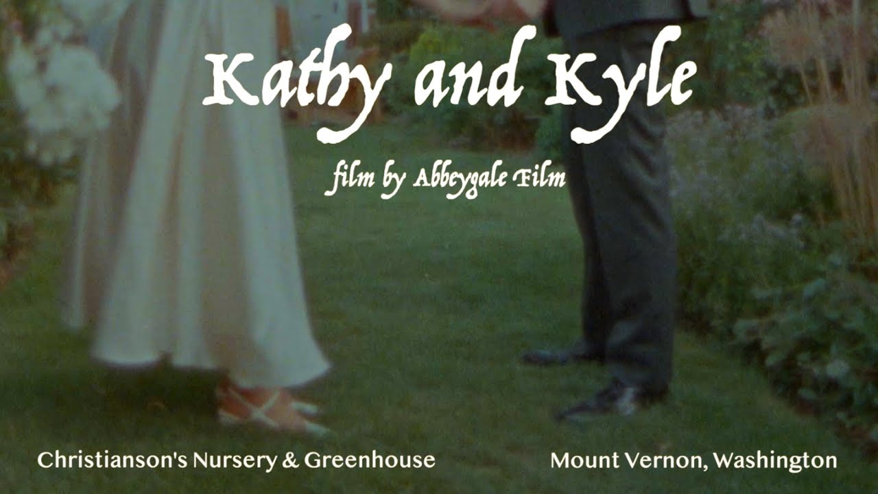 Kathy + Kyle / Christianson's Nursery / Super 8 Footage / Wedding Day