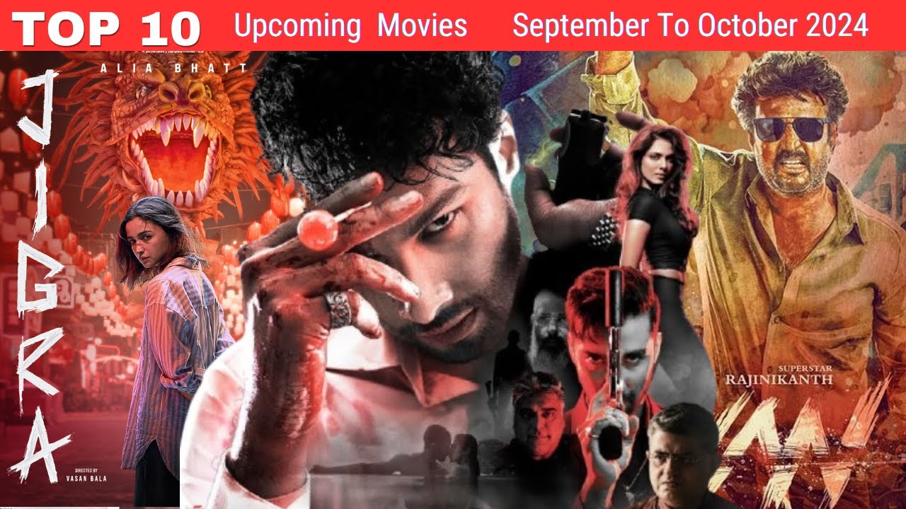 Top 10 Upcoming Movies| Big Bollywood & South Indian Films| September ...