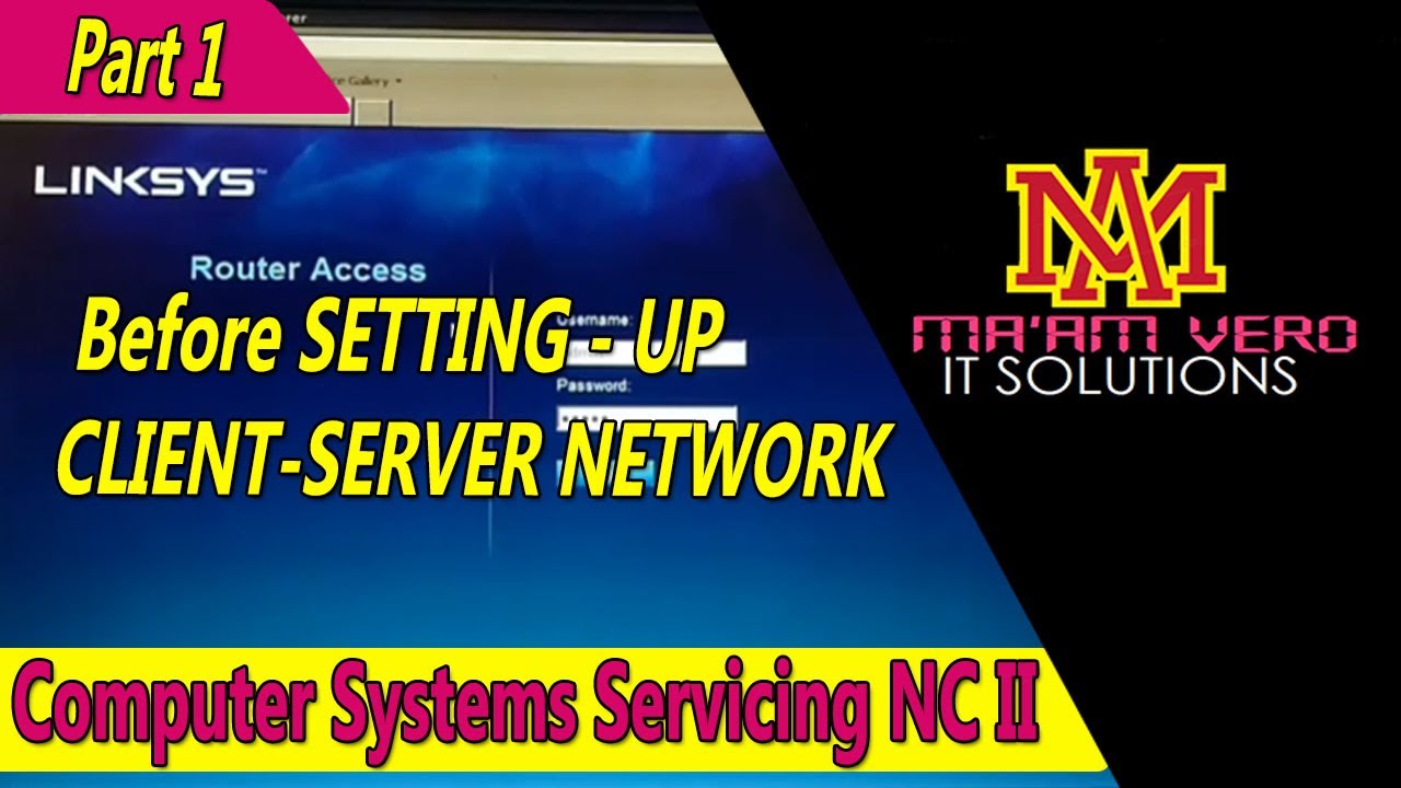 PART 1: Things to check before setting-up Client-Server network. - YouTube
