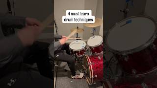 Drum beat showcasing key drum techniques for improving on the drums #drumbeat #drumtechniques #drums