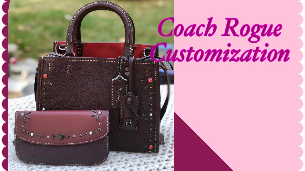 Coach Rogue 25 and hangtag customization