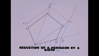 How to reduce a pentagon by a ratio| DIRECT METHOD