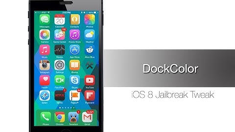 DockColor allows you to change the color of your Dock - iPhone Hacks