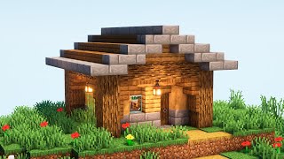 картинка: СТАРТОВЫЙ ДОМ для выживания в Minecraft
