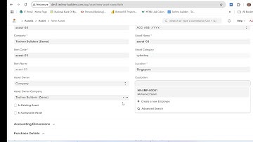 how to create assets and calcualte depreciation on V15