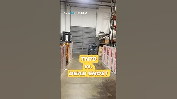 TN70-Pro Warehouse Challenge: Precision U-Turn in Ultra-Narrow Aisles