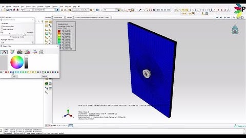 Change background colour, Tittle text size, Graph Text size and text type in ABAQUS
