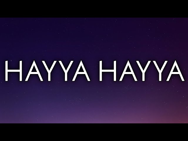 Hayya Hayya (Better Together) (Lyrics) FIFA World Cup 2022™ - Trinidad Cardona, DaVido u0026 Aisha class=