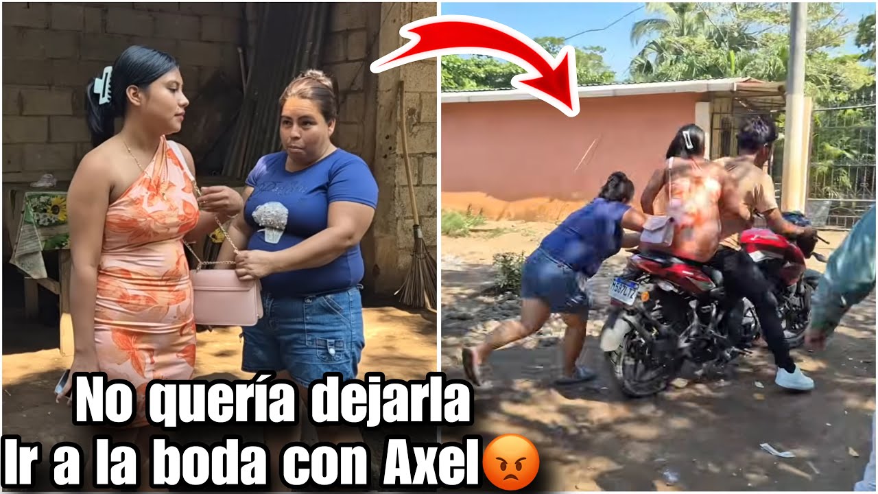 La Mamá De Melisa De Un Solo Golp3 La Bajo De La Moto|Axel Se La Llevó A Escondidas Pa Su Mujer.