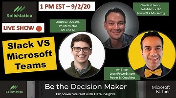 Linkedin Live  : Slack versus Microsoft Teams and How to get ENGAGEMENT and ADOPTION 1 pm EST 9/2/20