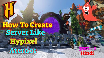 How To Create Server Like Hypixel | On Aternos Part - 2 | Minecraft Hindi