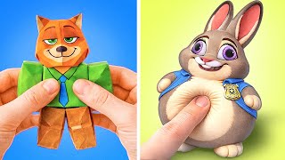 Zootopia 2 Inspired DIY *Nick And Judy Paper Adventured*