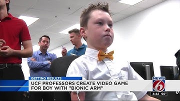 UCF professors create video game for boy with bionic arm