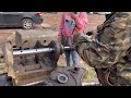 Bore repair work with DS50, Part 1~ set up