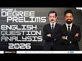 English Degree Prelims Stage 01  Exam Analysis Kerala Psc 2026 | FalconX PSC