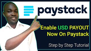 how to enable USD Payout in paystack