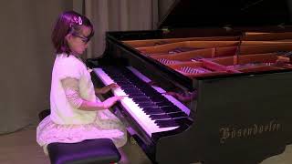 Piano enfant 5,5 ans - Sonatine Jean-Louis Adam - Audition Ecole Bernachon (06480)