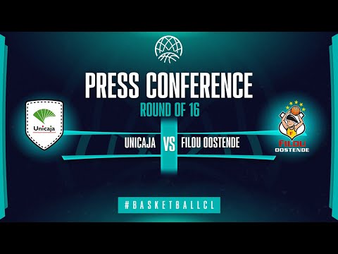 Unicaja Malaga v Filou Oostende - Press Conference | Basketball Champions League 2021-22