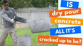 Dry pour concrete - can it work for a pier? 🤔 by Appalachian Wood 17,673 views 1 year ago 8 minutes, 31 seconds