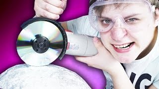 CD-ДИСК VS ШАР ИЗ 10 000 СЛОЕВ ФОЛЬГИ CD-ДИСК VS ШАР ИЗ 10 000 СЛОЕВ ФОЛЬГИ