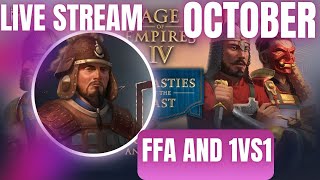 💋FFA LENGEDS UNLEASHED💦 The NAUGHTIEST NOMAD FFA😈 | AoE4 Low Elo Cast Today! Join discord!
