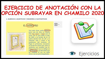#34 Anotación con la Opción subrayar en Chamilo 2024