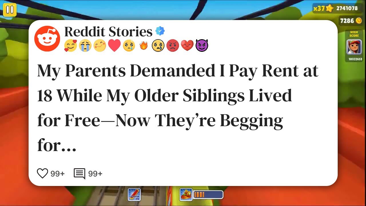 My Parents Demanded I Pay Rent at 18 While My Older Siblings Lived for