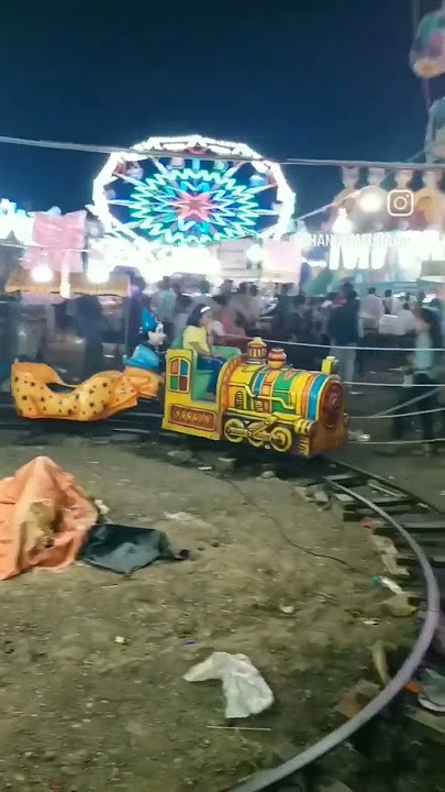 toy train ride 🚂// at the Sakharam maharaj jatra in amalner # viral # @chandrakantchaudhari1824