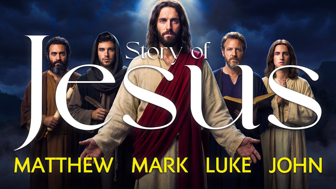 The Complete Life of Jesus | All Four Gospels for Deep Sleep with Rain Sounds (9 Hours)