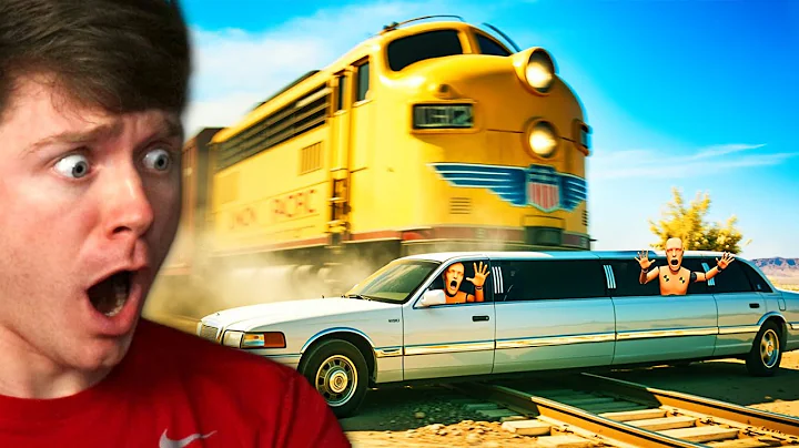Reacting to TRAIN vs CAR REALISTIC CRASHES! (BeamNG Drive)