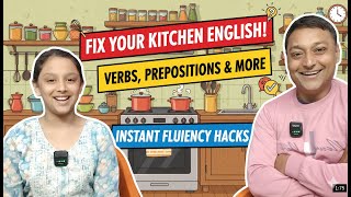 Master Spoken English Through Cooking | Learn Action Verbs & Prepositions with English with Sameen screenshot 3