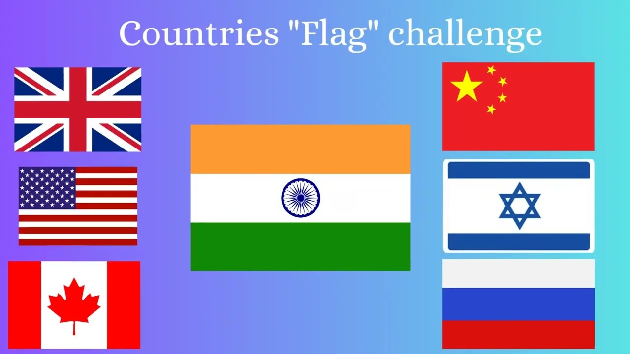 Guess the Country Flag 🇺🇸🇮🇳 | Can You Identify This Flag? 🌍 | Flag Quiz 
