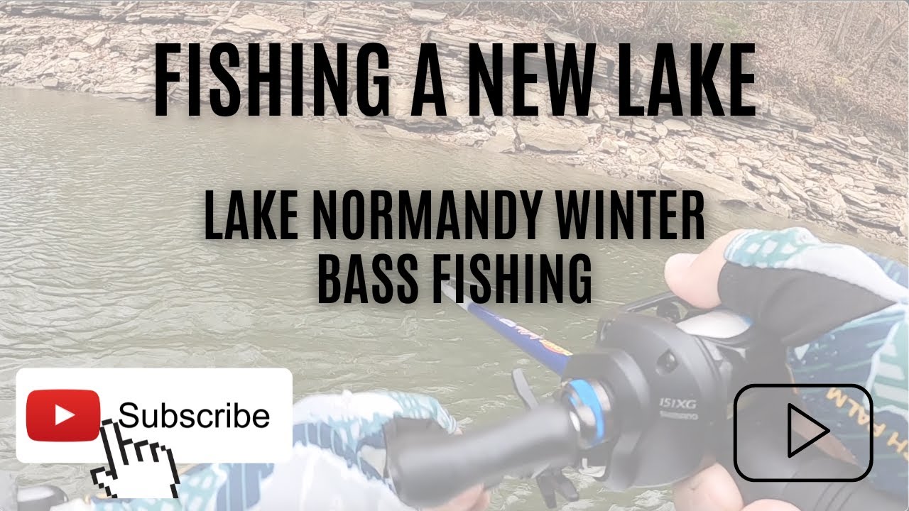 TRYING TO FIGURE OUT A NEW LAKE – NORMANDY WINTER BASS FISHING