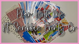 Plan With Me ft. ScribblePrintsCo. | Plannahannah