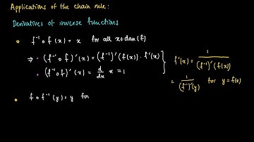 M 06 14: derivative of inverse functions