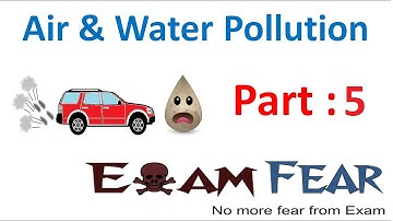 Biology Air Water Pollution Part 5 (Air pollution: Industrial Emissions) Class 8  VIII