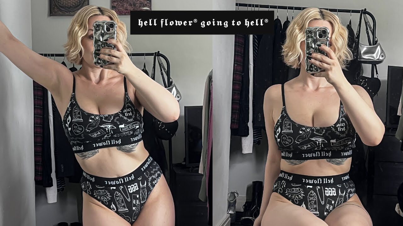 HELL FLOWER alternative lingerie review Ola Johnson YouTube