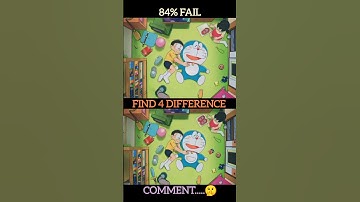𝗙𝗶𝗻𝗱 𝗢𝗻𝗹𝘆 𝟰 𝗱𝗶𝗳𝗳𝗲𝗿𝗲𝗻𝗰𝗲 🧠🤔 || #find #defrence #doreamongame #trending #like #anime #doraemon #trailer
