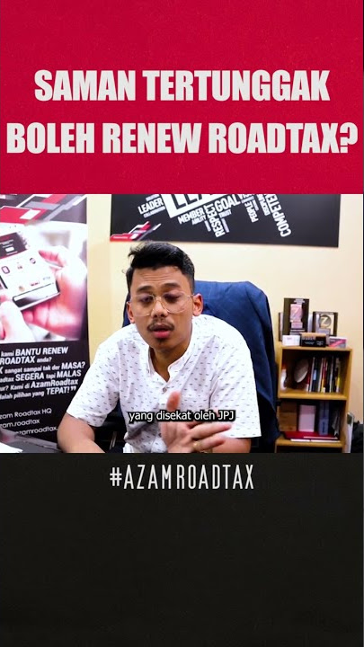 Nak renew roadtax, tapi ada saman tertunggak?? #shorts