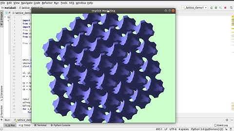 Lattice generation demo (Implicit Modelling)