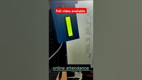 school attendance management system #schoolproject #attendance #arduino #esp32 #project #yt #ai #dc