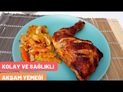???? O kadar lezzetli ki neredeyse her gün pişiriyorum! Fırında Tavuk Budu Yemeği ???? AKŞAM YEMEĞİ