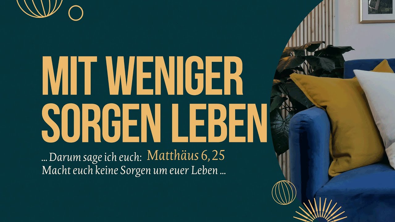 Mit weniger Sorgen leben | Daniel Hobe | Glaube am Morgen