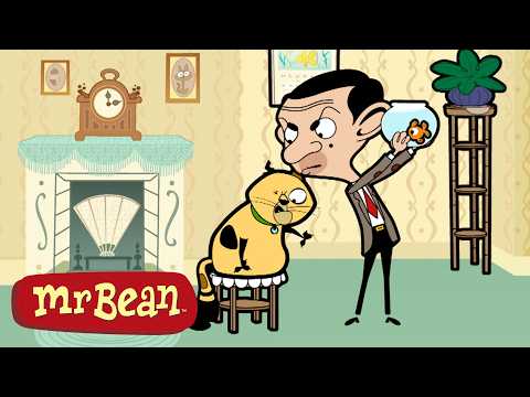 👔🐻 Fish-Sitting | Mr Bean | Family Fun Cartoons
