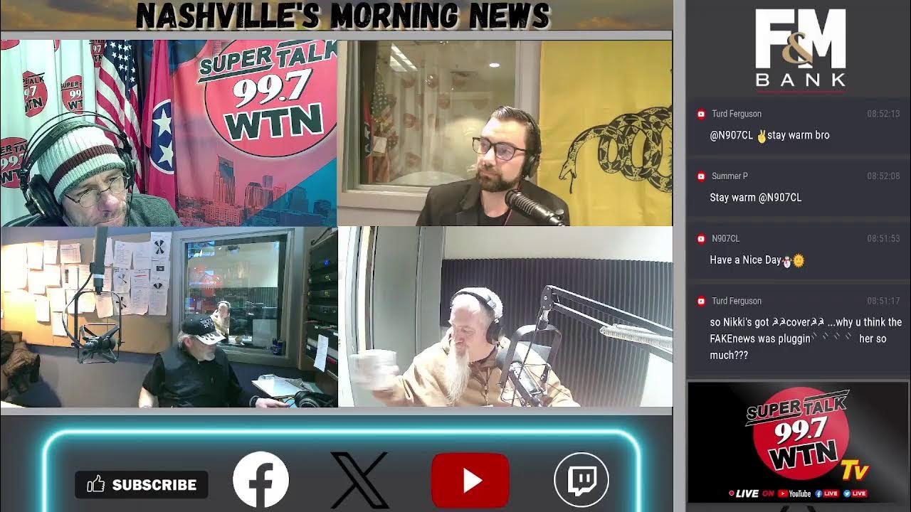 From the frozen tundra nashville s morning news w dan mandis nmn