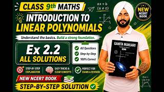Class 9 Maths Ex 2.2 | Introduction to Linear Polynomials | All Solutions | New NCERT Book | Latest