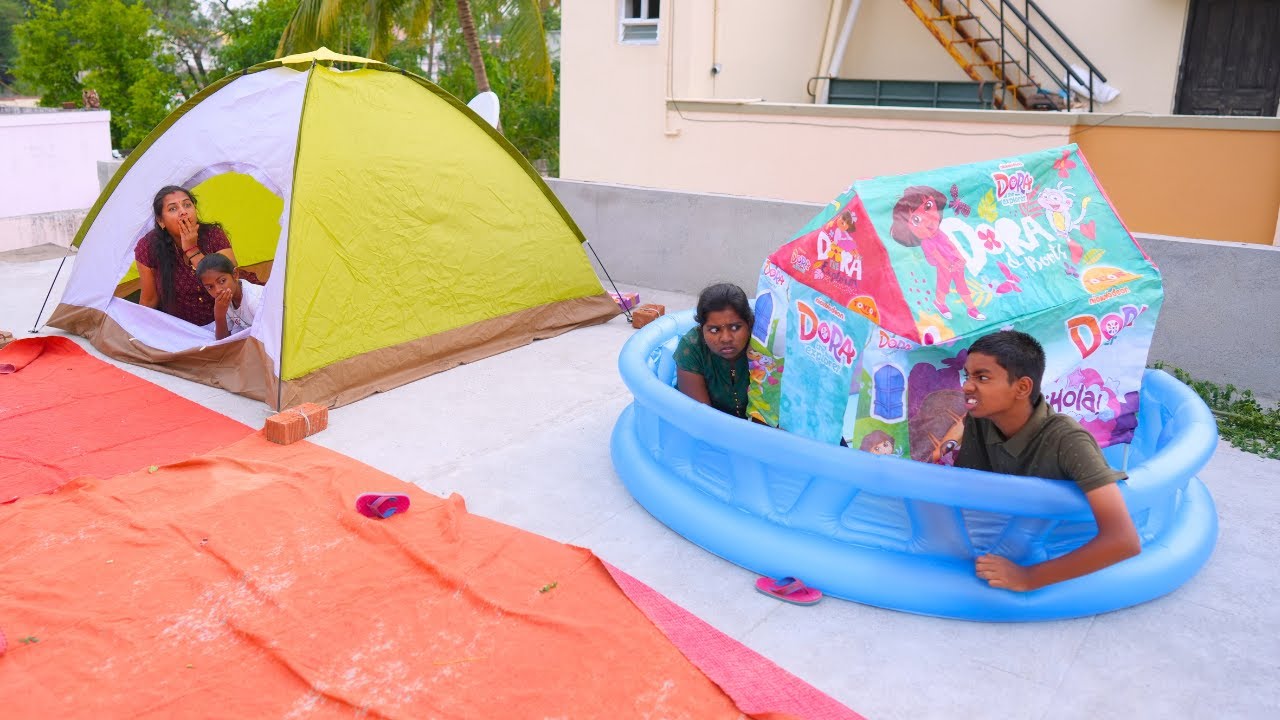 Tent Home கு பதில் Swimming Pool Home கட்டியாச்சு .. இனிமேல் தன சண்டை ஆரம்பம் ..