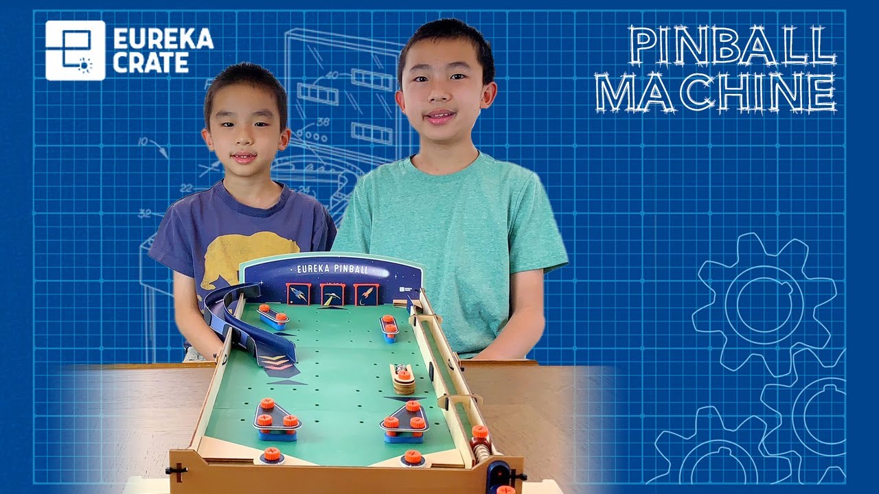 We Built a Pinball Machine! KiwiCo Eureka Crate Unboxing and Review
